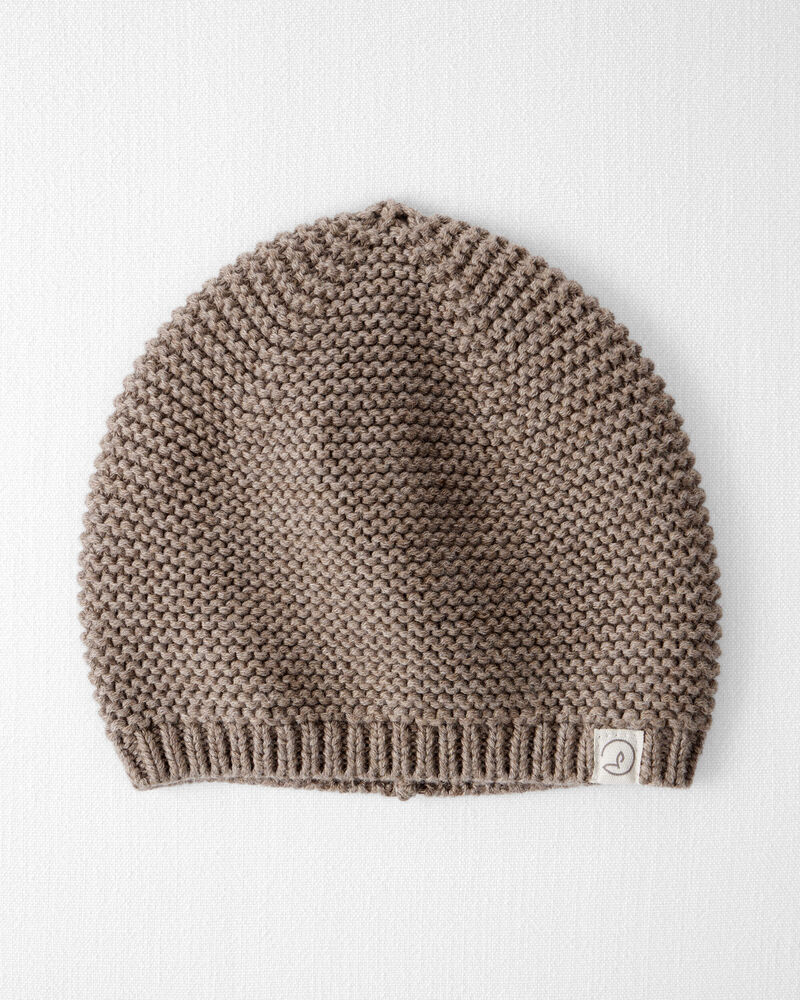 Baby Organic Cotton Sweater Knit Cap, image 1 of 4 slides