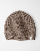 Baby Organic Cotton Sweater Knit Cap, image 1 of 4 slides
