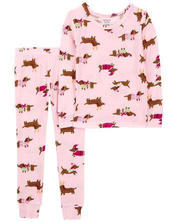 Toddler 2-Piece Christmas Dog PurelySoft Pajamas, 