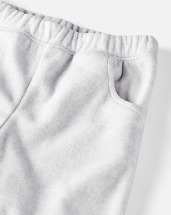 Toddler Girl 2-Piece Recycled Microfleece Set - Grey, 