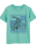 Green - Toddler Armored Dino Graphic Tee