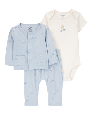 Baby 3-Piece Little Cardigan Set, 
