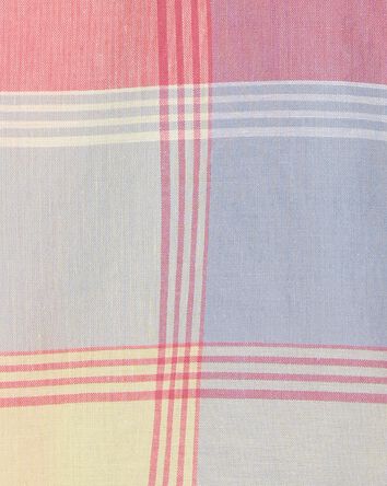Toddler Plaid Button-Front Shirt, 
