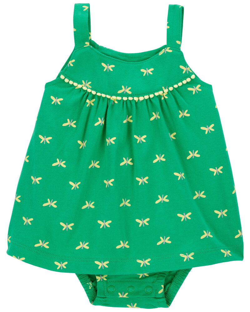 Baby Butterfly Sunsuit, image 1 of 3 slides