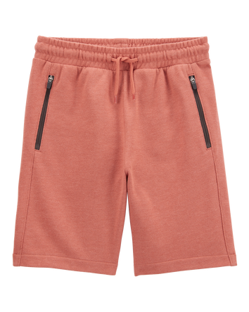 Kid Drawstring Lounge Short - Rust, 