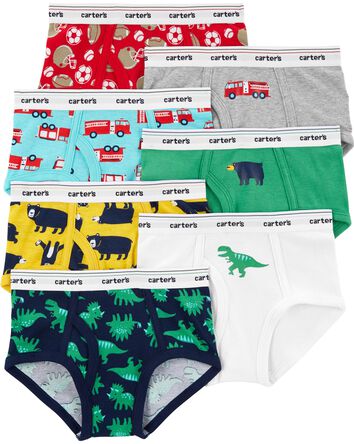 7-Pack Cotton Briefs Underwear, 