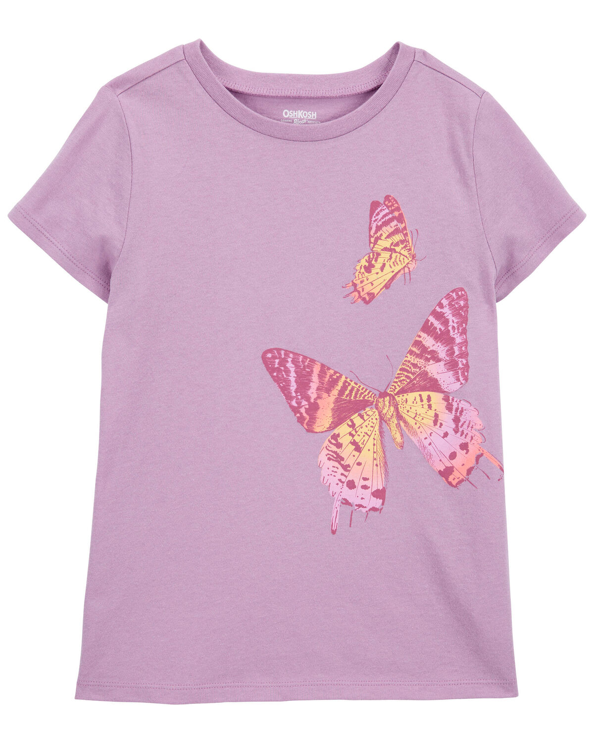 Purple Kid Butterfly Graphic Tee | oshkosh.com