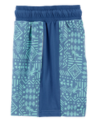 Kid 2-Piece Active Muscle Tank & Shorts Set - Blue, image 6 of 7 slides