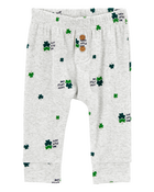 Baby 2-Piece St. Patrick's Day Top & Pant Set, image 2 of 4 slides