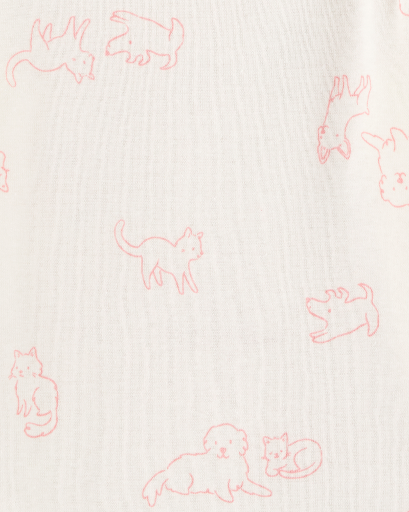 Baby Girl 4-Pack Puppy Long Sleeve Bodysuits, image 2 of 6 slides