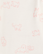 Baby Girl 4-Pack Puppy Long Sleeve Bodysuits, image 2 of 6 slides