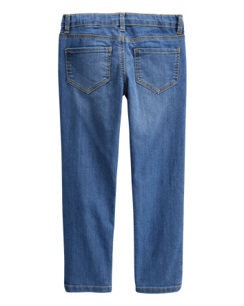 Kid Medium Blue Wash Super Skinny-Leg Jeans, 