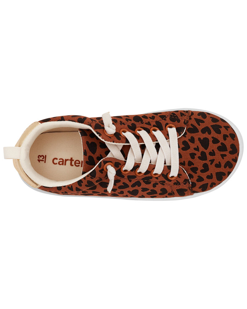 Kid Heart Leopard Sneakers, image 4 of 7 slides