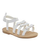 Toddler Strappy Sandals - White, image 1 of 7 slides