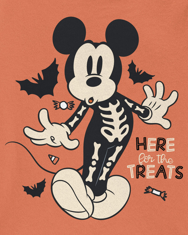 Toddler Glow In The Dark Mickey Mouse Halloween Tee, image 3 of 3 slides