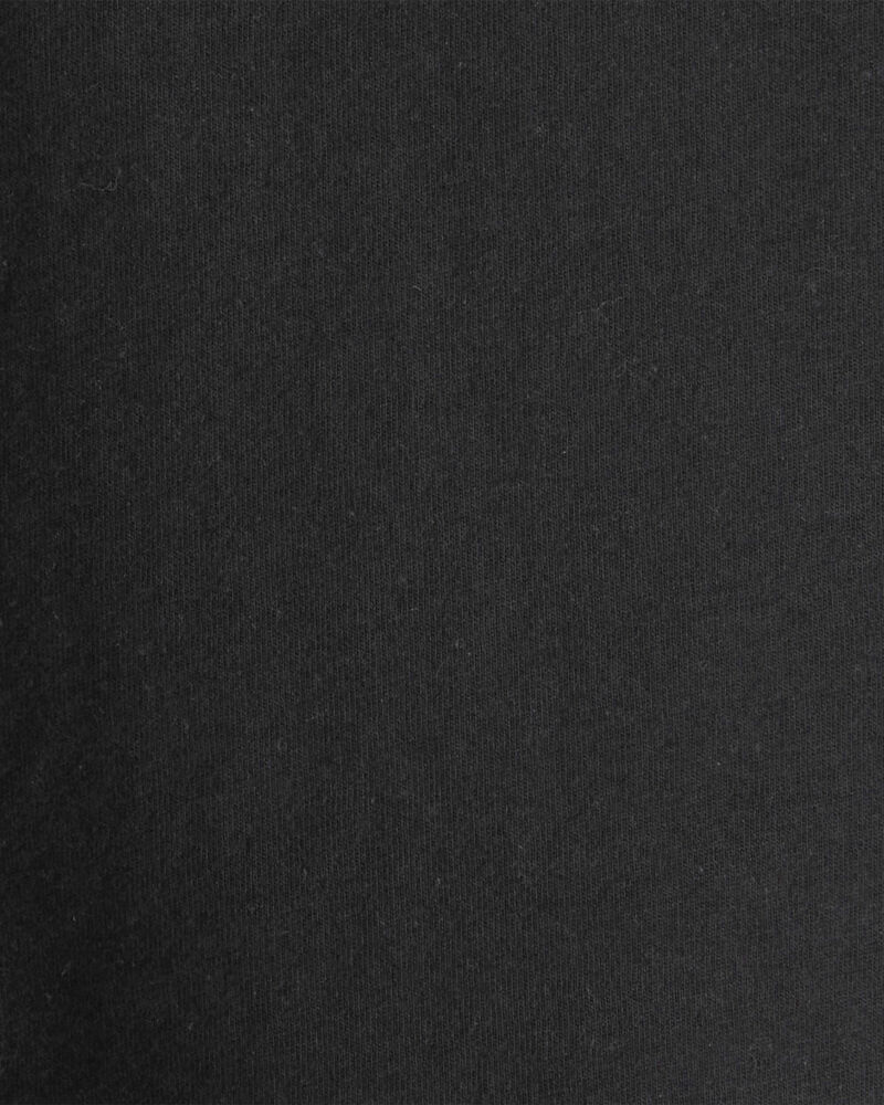 Baby Solid Short-Sleeve Tee - Black, image 2 of 3 slides