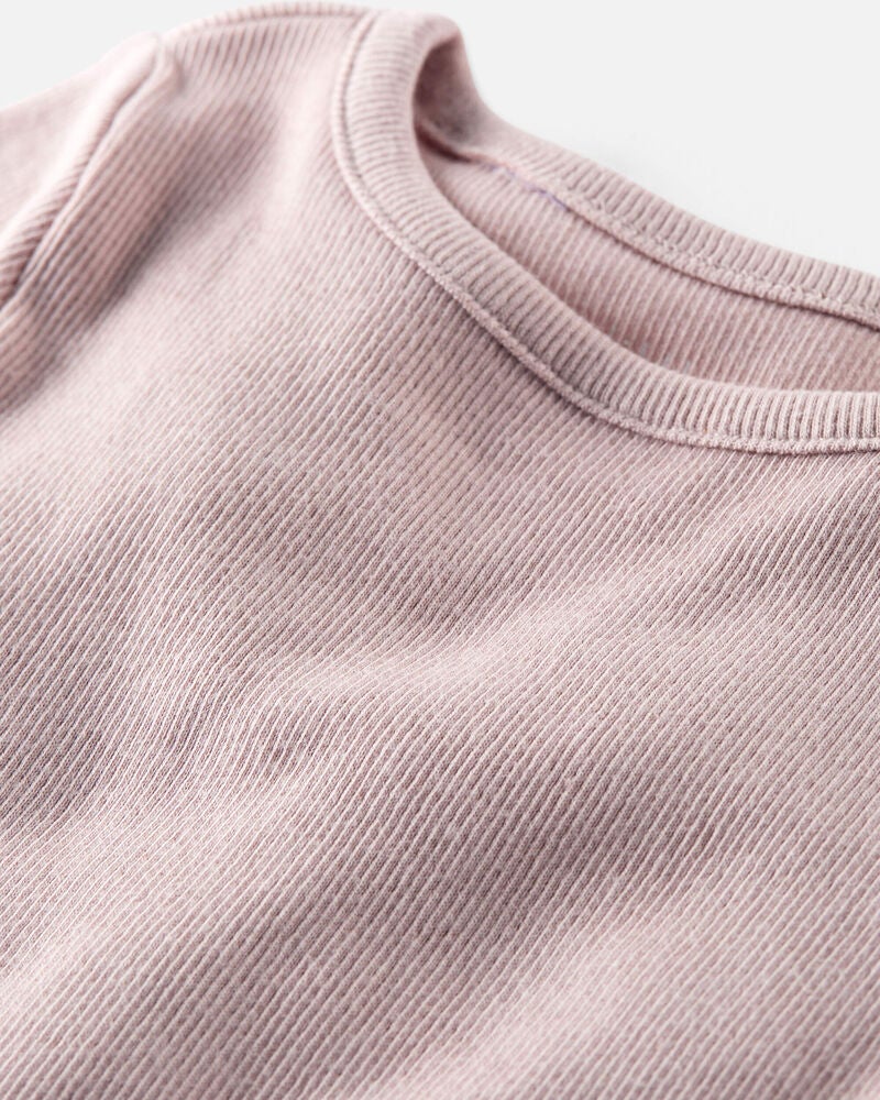 Baby 3-Pack Organic Cotton Rib Snug-Fit T-Shirts, image 2 of 4 slides