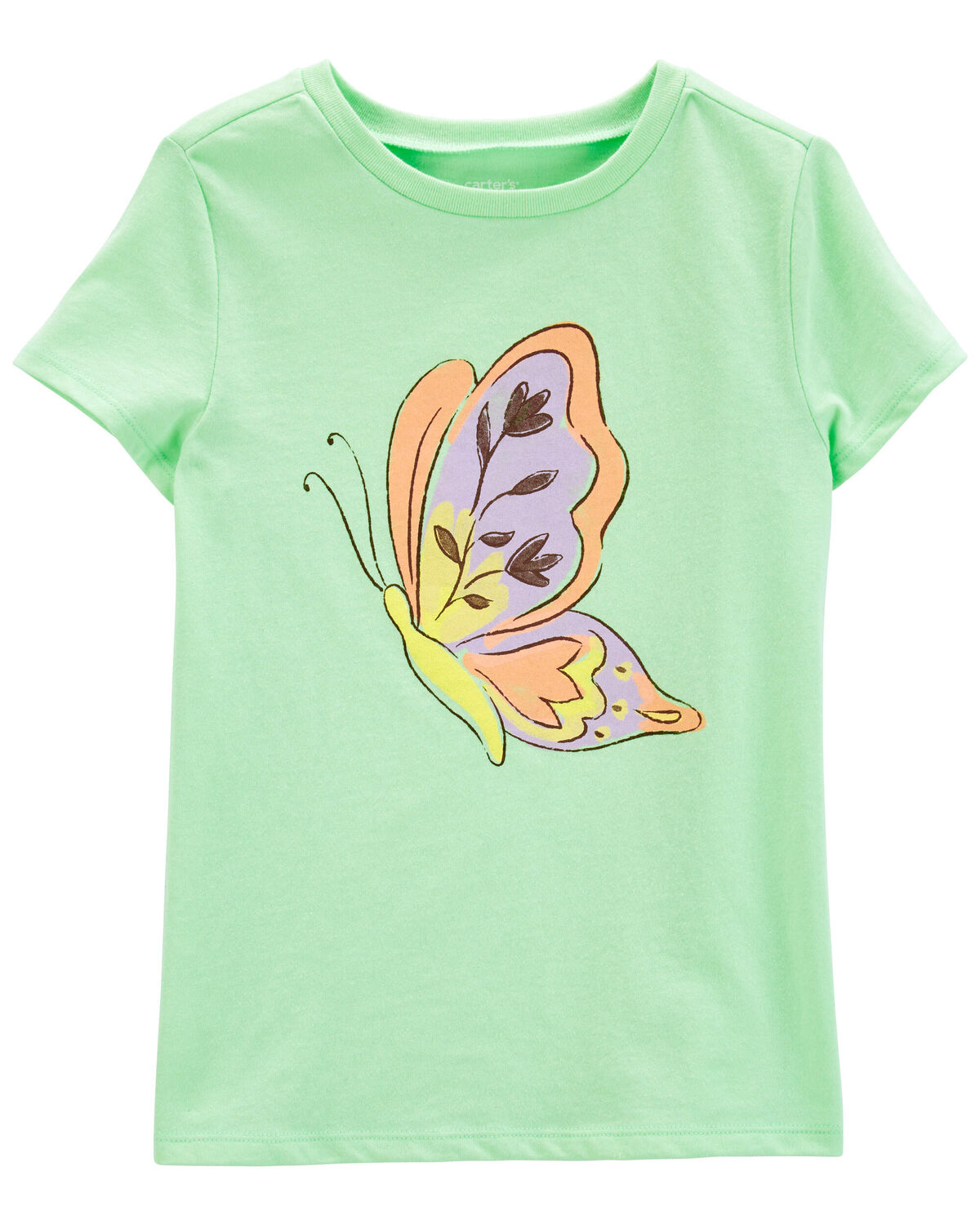 Green Kid Butterfly Graphic Tee | carters.com