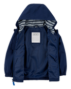 Baby Solid Windbreaker Jacket - Navy, image 2 of 3 slides