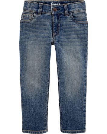 Toddler Classic Medium Faded Wash Jeans, 