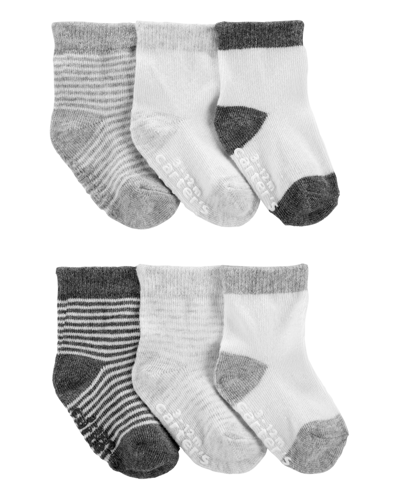 Baby 6-Pack Booties, image 1 of 8 slides