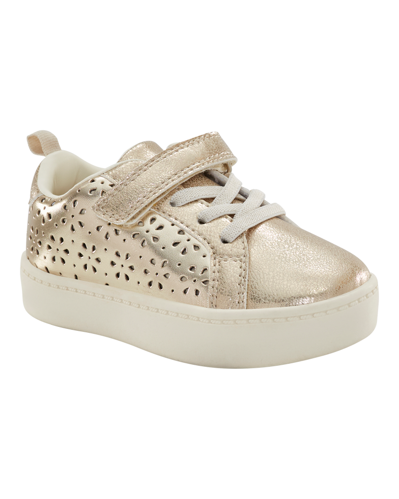 Toddler High-Top Glitter Sneakers - Gold, image 1 of 7 slides