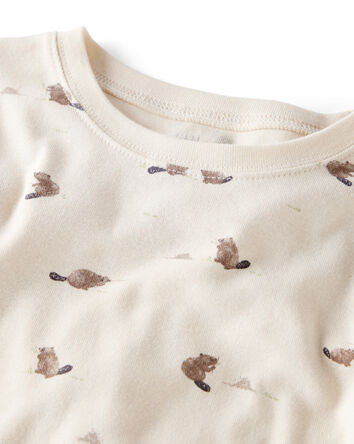 Kid Organic Cotton Pajamas in Beavers' Creek Print, 