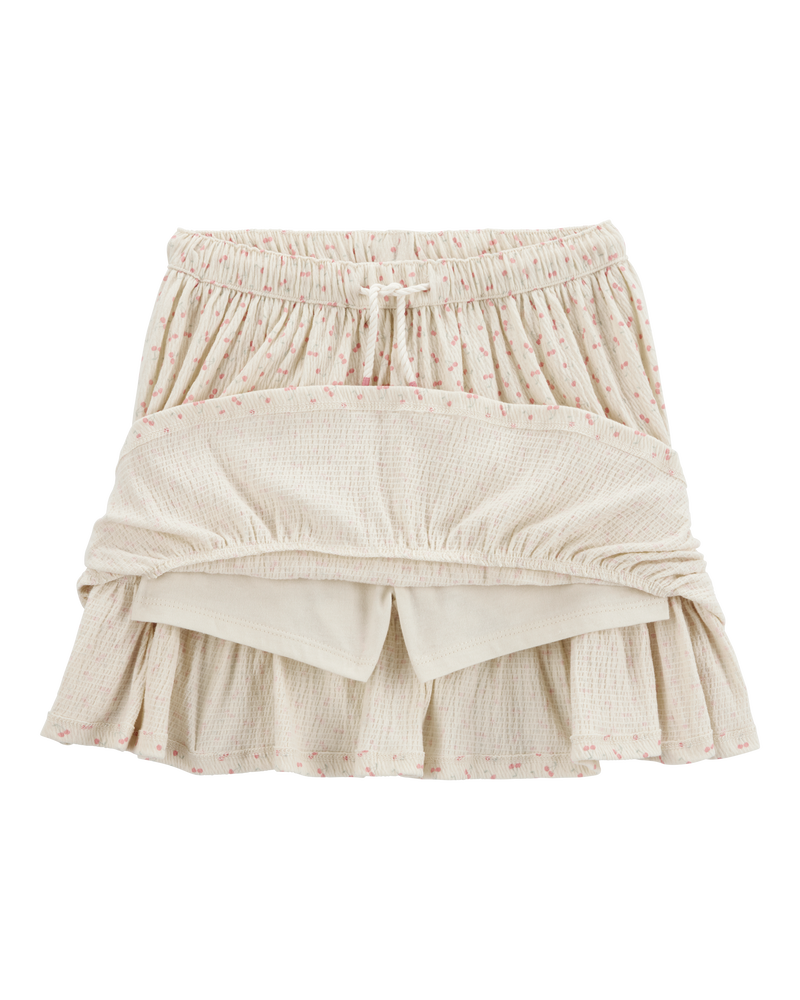 Kid 2-Piece Cherries Fashion Top & Crinkle Skirt Set, image 5 of 6 slides