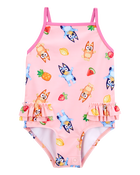 Baby Bluey™ 1-Piece Swimsuit - Pink, image 1 of 4 slides