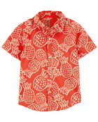 Baby Pineapple Button-Down Shirt, image 1 of 3 slides