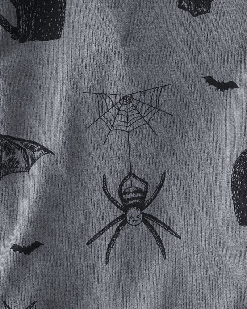 Baby Organic Cotton Pajamas in Spooky Creatures Print, image 3 of 5 slides