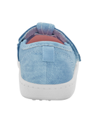 Every Step® First Walker Floral Denim Sneakers - Blue, image 3 of 7 slides
