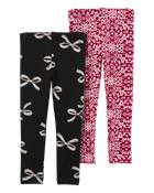 Toddler 2-Pack Holiday Leggings, image 2 of 6 slides