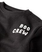 Baby Organic Cotton Boo Crew Bubble, image 2 of 5 slides