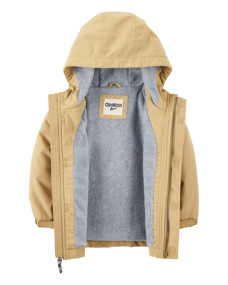 Baby Boy Midweight Utility Jacket - Khaki, image 2 of 3 slides