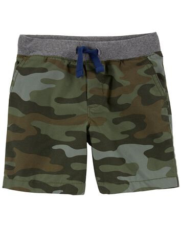 Toddler Camo Pull-On Dock Shorts, 