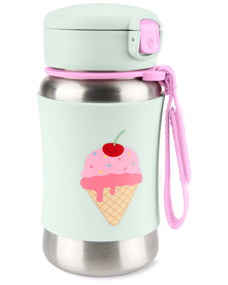 Spark Style Stainless Steel Straw Bottle - Ice cream, image 1 of 3 slides