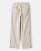 Girls Cotton Wide-Leg Pants - Cream, image 2 of 4 slides