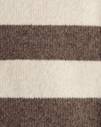 Baby Boy Striped Long-Sleeve Sweater - Brown, 