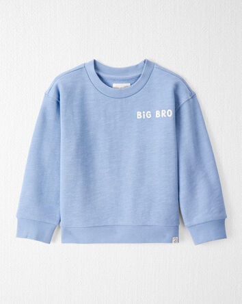 Toddler Organic Cotton Big Bro Sweatshirt, 