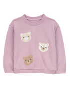 Toddler Bear Fleece Sweatshirt, image 1 of 3 slides