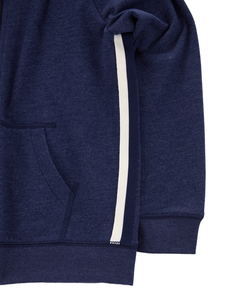 Kid 2-Piece Zip-Up Fleece Hoodie & Pants Set, image 3 of 8 slides