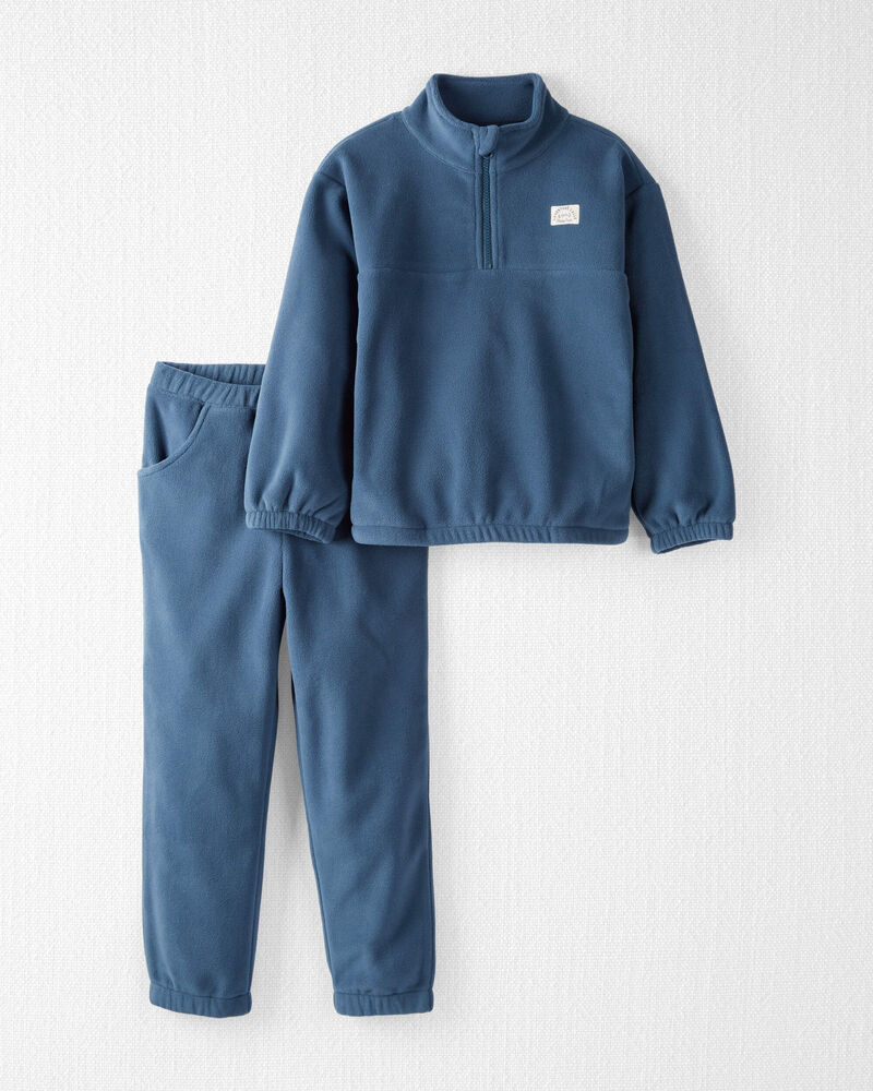 Kid Microfleece Set Made with Recycled Materials, image 1 of 4 slides