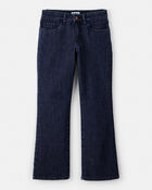 Girls Denim Wide-Leg Jeans - Blue, image 1 of 4 slides