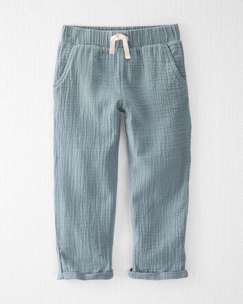 Toddler Organic Cotton Gauze Pants, 