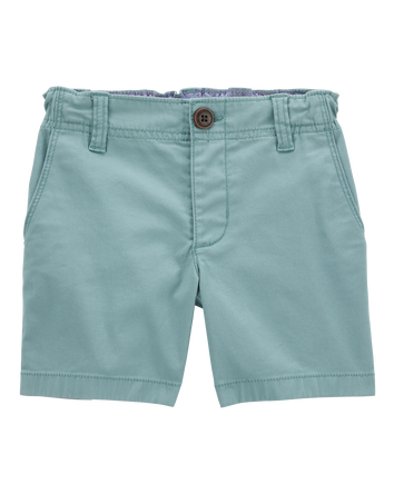 Toddler Flat-Front Shorts - Teal, 