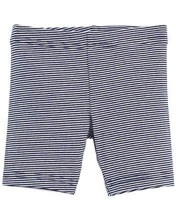 Toddler Striped Bike Shorts, 