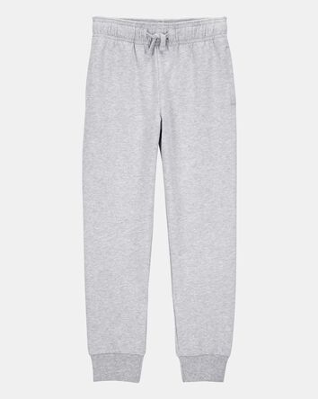 Boys Pull-On Drawstring Joggers - Grey, 