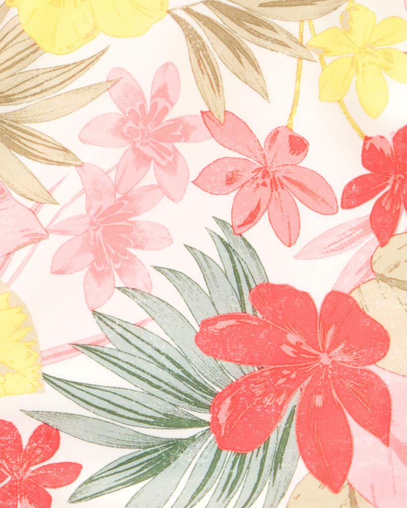 Kid 1-Piece Floral Rashguard, image 3 of 4 slides