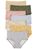 Multi - 7-Pack Floral Stretch Cotton Underwear